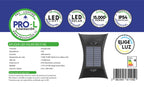 Luz Solar LED Decorativa Doble Foco Calida y Fria Exterior