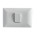 Interruptor Simple Embutido 9/12 10A Blanco Pared Muro