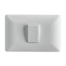 Interruptor Simple Embutido 9/12 10A Blanco Pared Muro