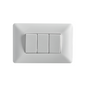 INTERRUPTOR TRIPLE EMBUTIDO (9/32) 10A 250V
