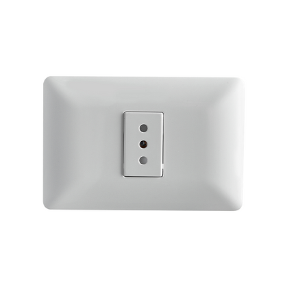 ENCHUFE SIMPLE EMBUTIDO 10A 250V
