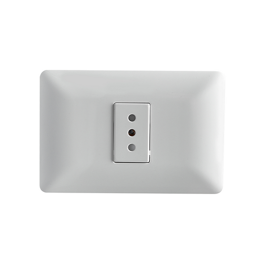 ENCHUFE SIMPLE EMBUTIDO 10A 250V