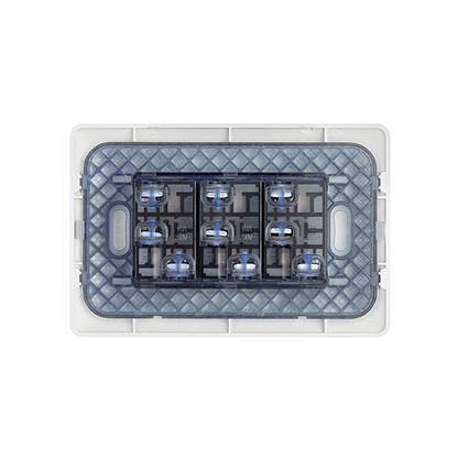 ENCHUFE TRIPLE EMBUTIDO 10A 250V