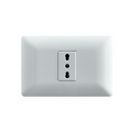 Enchufe Simple Bipaso Embutido 10/16A 250V Blanco Pared