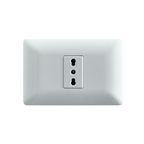 Enchufe Simple Bipaso Embutido 10/16A 250V Blanco Pared