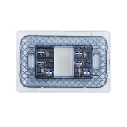 ENCHUFE SIMPLE 10A + ENCHUFE SIMPLE BIPASO EMBUTIDO 10/16A 250V