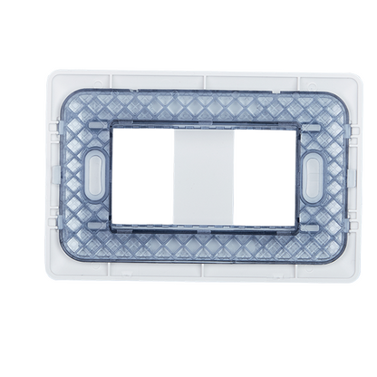 PLACA DOBLE EMBUTIDO C/SOPORTE