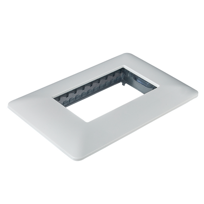 PLACA TRIPLE EMBUTIDA C/SOPORTE