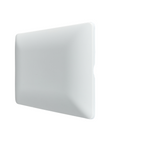 Placa Ciega Embutida con Soporte Blanco Tapa Pared