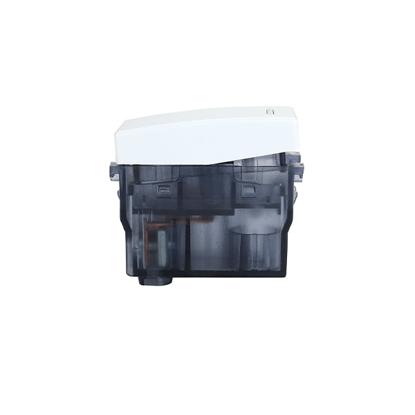 Módulo Interruptor Simple 10A 250V Blanco Embutido Armable