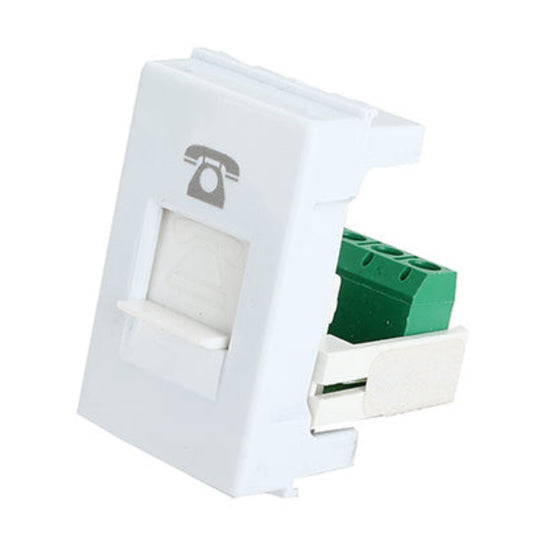MODULO TOMA TELEFONICA RJ11 (BLANCO)