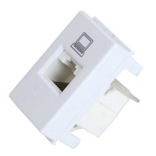 MODULO TOMA RED COMPUTACION RJ45/6E (BLANCO)