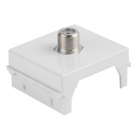 MODULO TOMA COAXIAL RG6 (BLANCO)