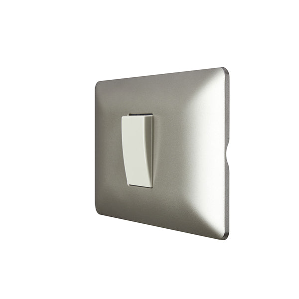 Interruptor Simple Embutido 9/12 10A Champagne Pared Muro