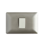 Interruptor Simple Embutido 9/12 10A Champagne Pared Muro