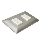 Interruptor Doble Embutido 9/15 10A Champagne Pared Muro