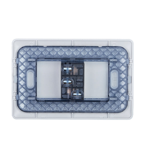Enchufe Simple Bipaso Embutido 10/16A 250V Champagne Pared