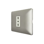 Enchufe Simple Bipaso Embutido 10/16A 250V Champagne Pared