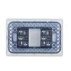 Enchufe Doble Bipaso Embutido 10/16A 250V Champagne Pared