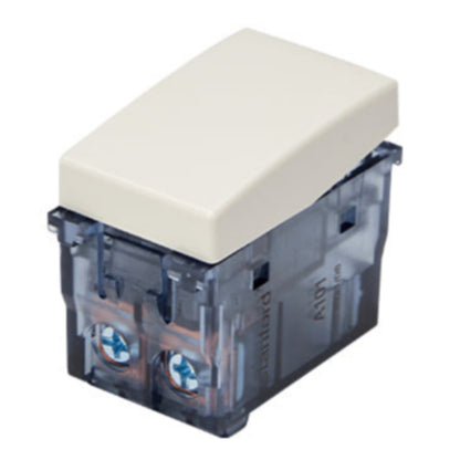 MODULO INTERRUPTOR COMUTADOR (1 Ud TZ1102) 16A 250V (BLANCO INVIERNO)