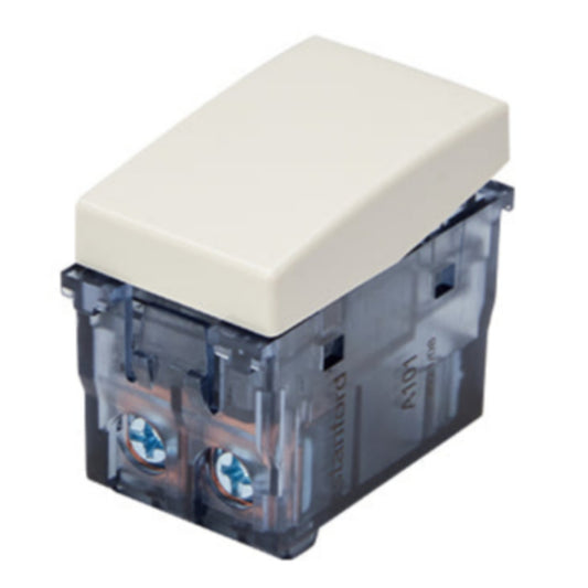 MODULO INTERRUPTOR COMUTADOR (1 Ud TZ1102) 16A 250V (BLANCO INVIERNO)