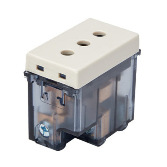 MODULO ENCHUFE 10A(1 Ud TZ1104) 250V (BLANCO INVIERNO)