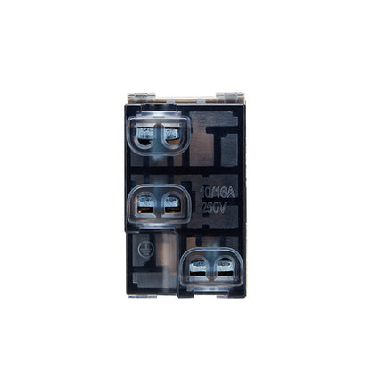 MODULO ENCHUFE 10/16A(1 Ud TZ1107) 250V (BLANCO INVIERNO)