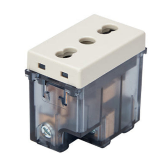MODULO ENCHUFE 10/16A(1 Ud TZ1107) 250V (BLANCO INVIERNO)