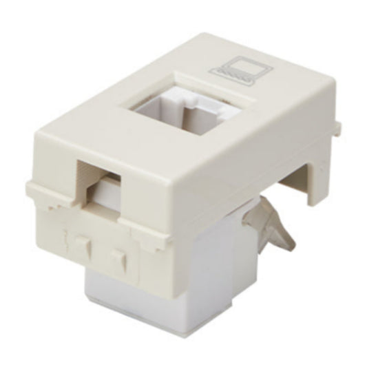 MODULO TOMA RED COMPUTACION RJ45/6E (BLANCO INVIERNO)