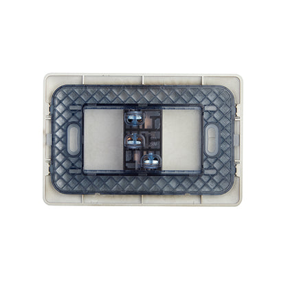ENCHUFE SIMPLE EMBUTIDO 10A 250V (CAFÉ)