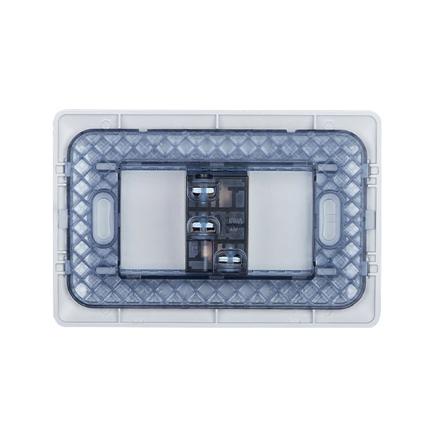 Enchufe Simple Bipaso Embutido 10/16A 250V Café Pared