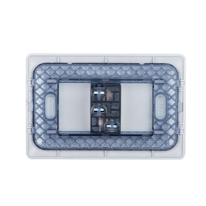 ENCHUFE SIMPLE BIPASO EMBUTIDO 10/16A 250V (CAFÉ)