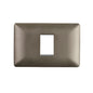 PLACA SIMPLE EMBUTIDO C/SOPORTE (CAFÉ)