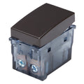 Módulo Interruptor Simple 10A 250V Café Embutido Armable