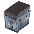 Módulo Interruptor Simple 10A 250V Café Embutido Armable