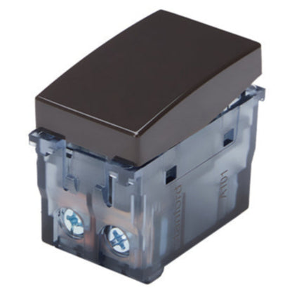 MODULO INTERRUPTOR COMUTADOR (1 Ud TZ1102) 16A 250V (CAFE)