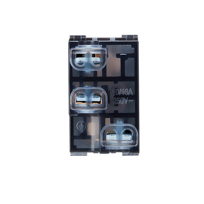 MODULO ENCHUFE 10A(1 Ud TZ1104) 250V (CAFE)