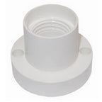 Portalámpara E27 Base Baquelita Blanco Soquete Techo