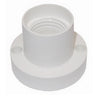 Portalámpara E27 Base Baquelita Blanco Soquete Techo