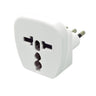 Enchufe Adaptador Universal Viaje 10A Europeo Americano Blanco