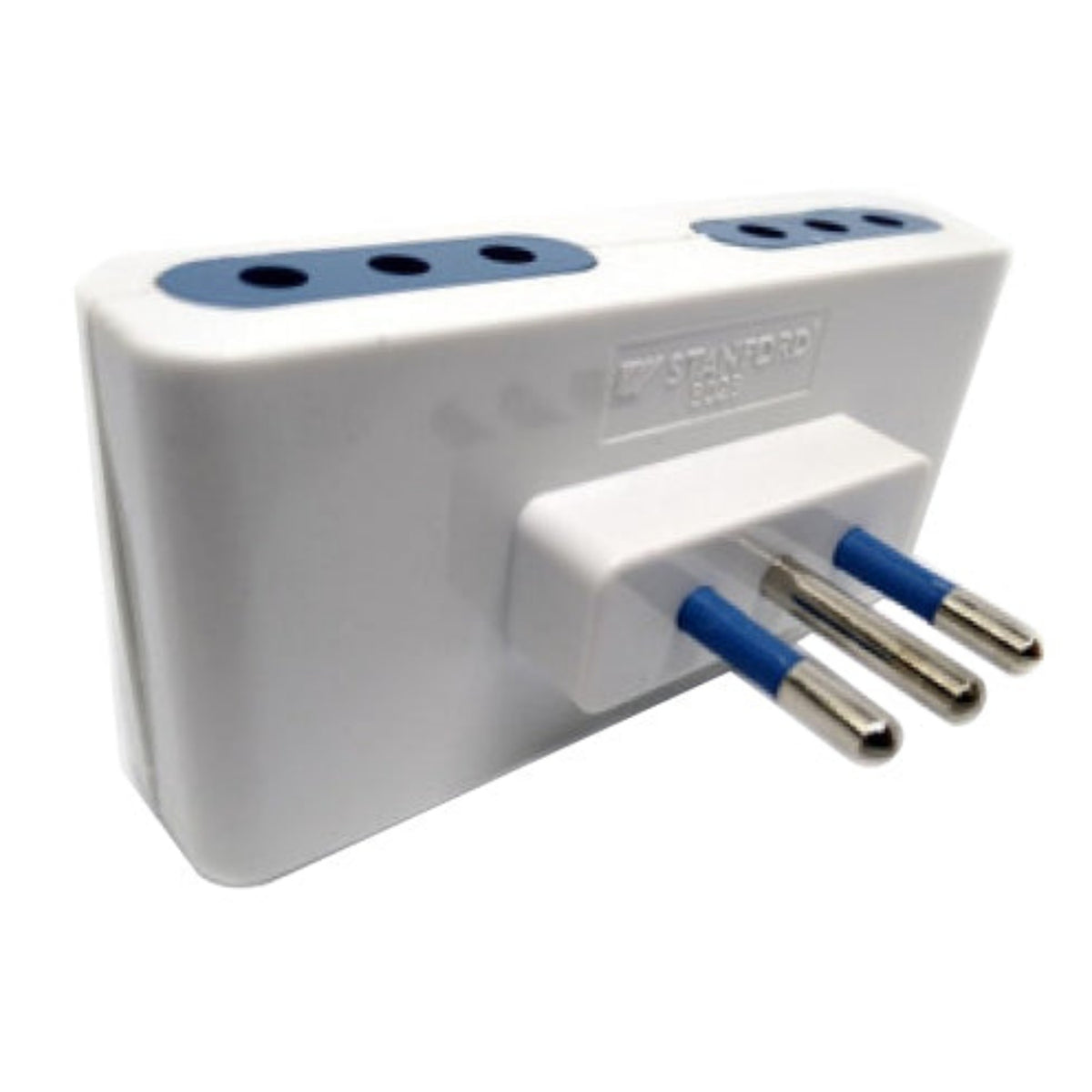 Enchufe Adaptador Cuádruple Blanco 10A Multiplicador