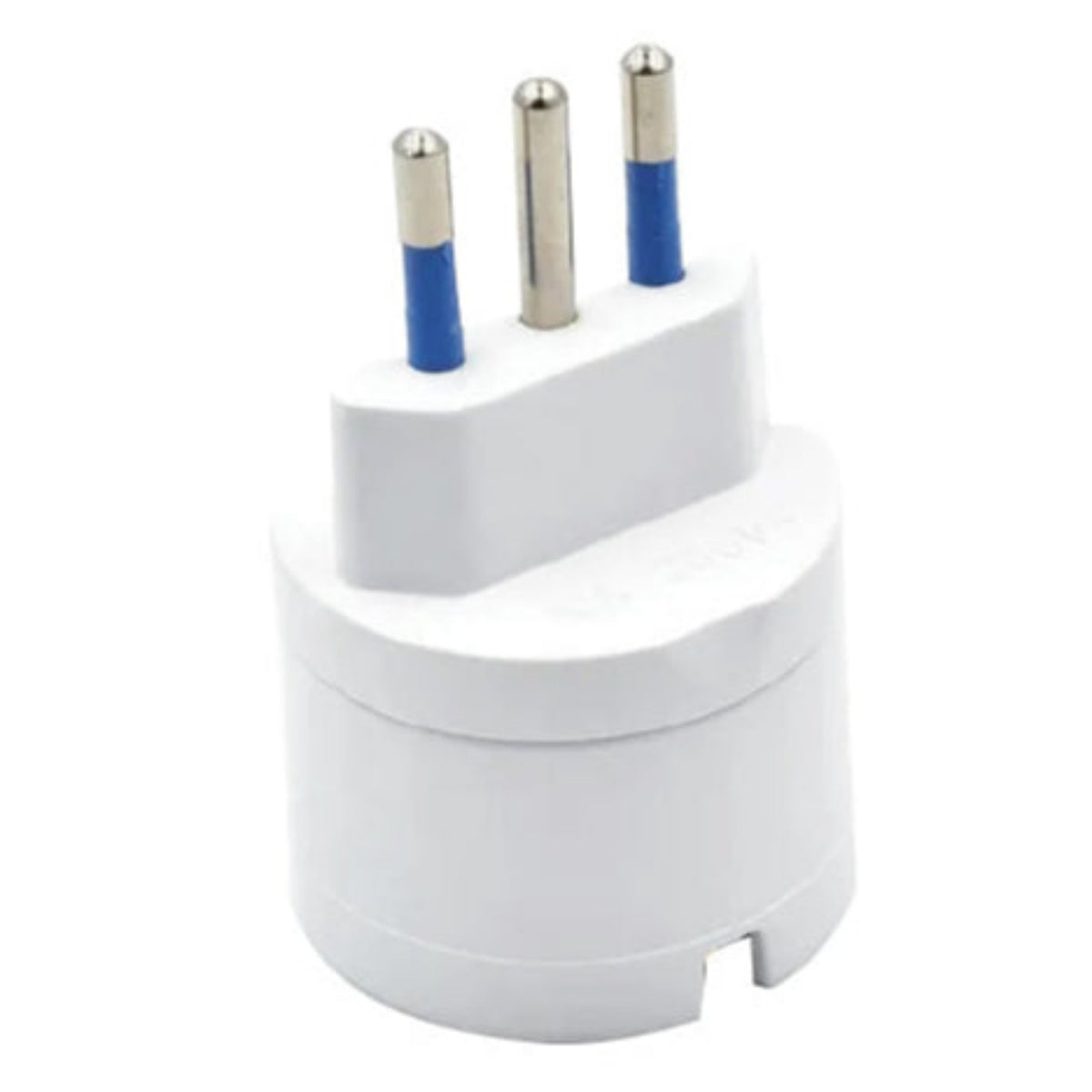 Enchufe Adaptador Schuko a Chileno Blanco 10A 250V
