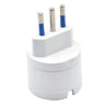 Enchufe Adaptador Schuko a Chileno Blanco 10A 250V