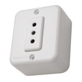 Enchufe Simple Sobrepuesto 10A 250V Blanco Muro Exterior