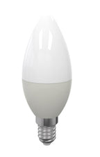 Ampolleta LED Vela 6W E14 Luz Cálida 3000K Decorativa