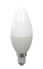 Ampolleta LED Vela 6W E14 Luz Fría 6500K Decorativa
