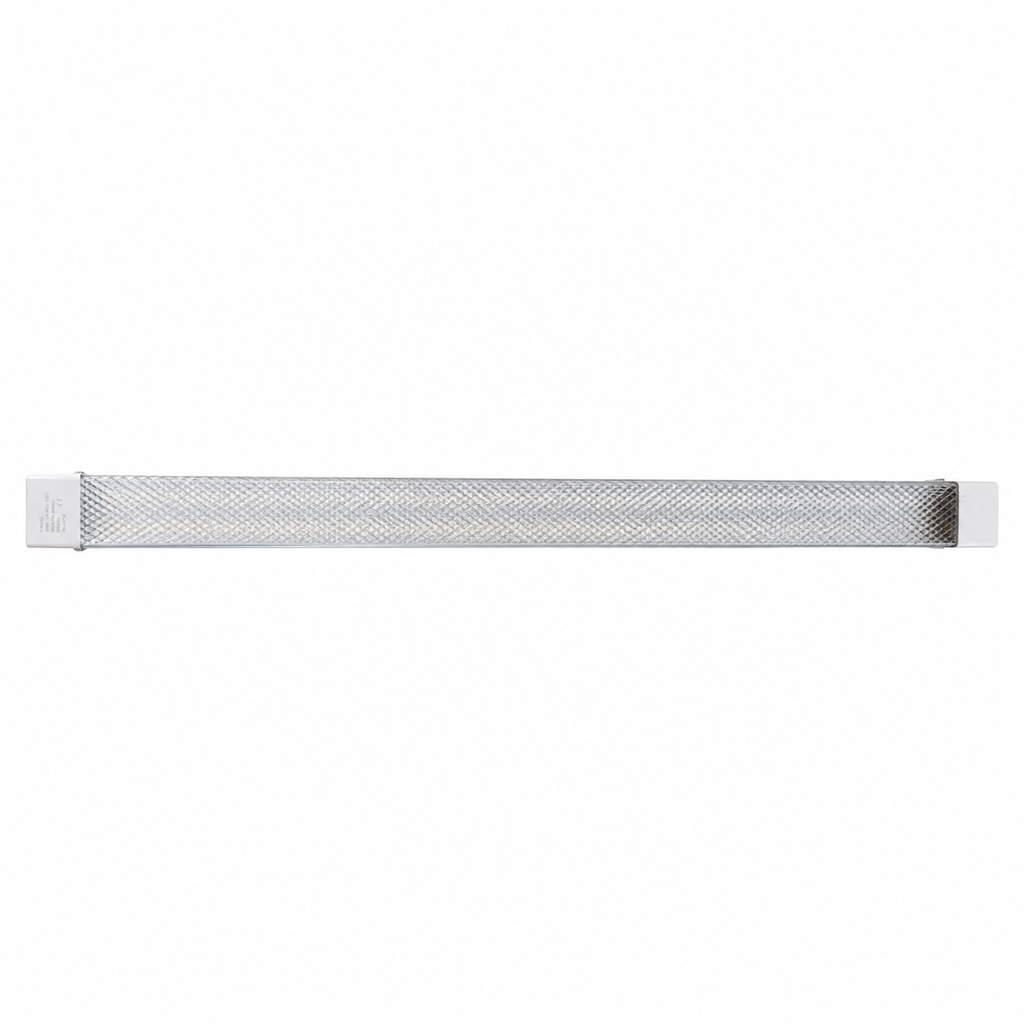 Tubo LED Estanco Canoa Plana Regleta Slim 120cm 36W Fría Prismático