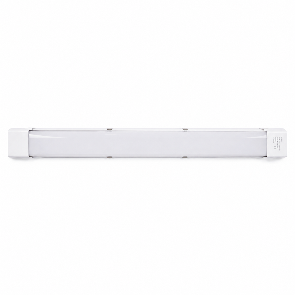 Tubo LED Estanco Canoa Plana Regleta Slim 60cm 27W Fría Liso