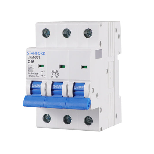 INTERRUPTOR AUTOMATICO 6KA, C, 3X16A