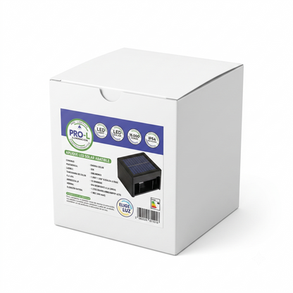 Aplique Solar LED Abatible Direccionable Calida y Fria